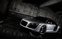 Wallpaper with a delicious blended car Audi R8 Coupe 5.2 FSI Quattro